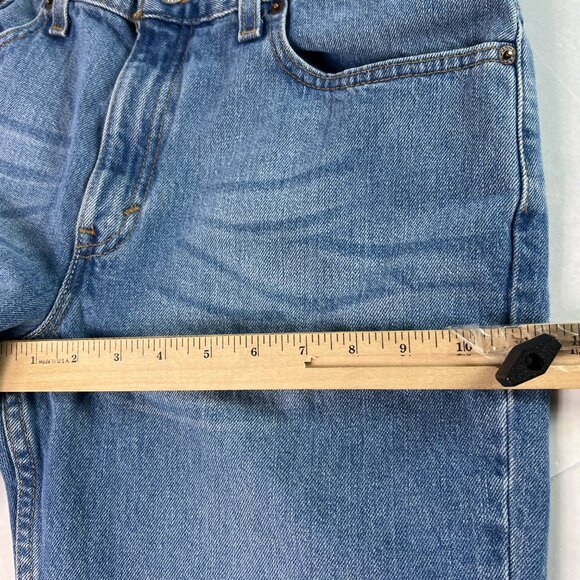 Y2K Levi's Jean Women 32x30* 515 Mid Rise Boot Cut Blue Faded Denim Tag 12M Miss - Picture 13 of 16